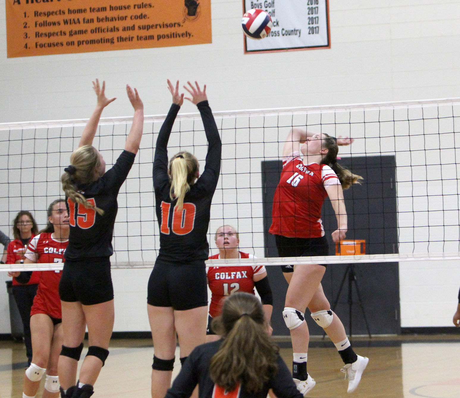 Colfax at Bloomer volleyball 10-8-19